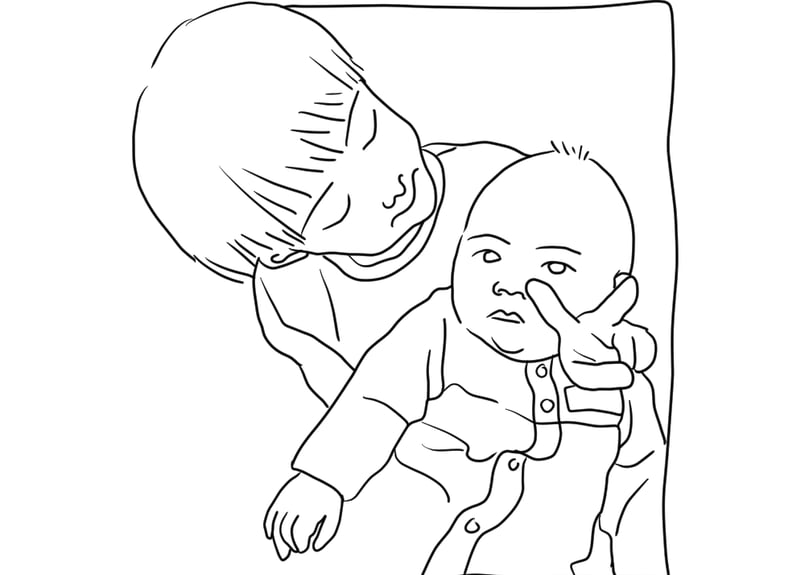 リアルタッチモノクロ線画 | shirokuma_labo