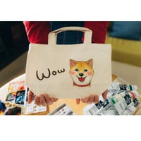 似顔絵屋tomomi の似顔絵キャンバストートバック（Sサイズ）