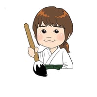 似顔絵屋tomomi の似顔絵入り名刺