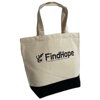 ちょっとしたお出かけに最適!!FindHope(ファインドホープ)_レギュラー_キャンパス_トートバッグ【ナチュラル(BK)】_FH012