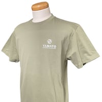 YAMATO OUTDOOR COLLECTION_ワンポイント_ロゴ_半袖Ｔシャツ（男女兼用）【ライトオリーブ(739)】_YOC001
