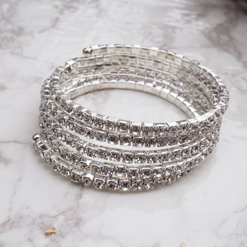 4連ラインストーン ブレスレット | souq NOMAD