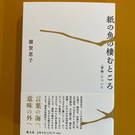 紙の魚の棲むところ〈書物について〉