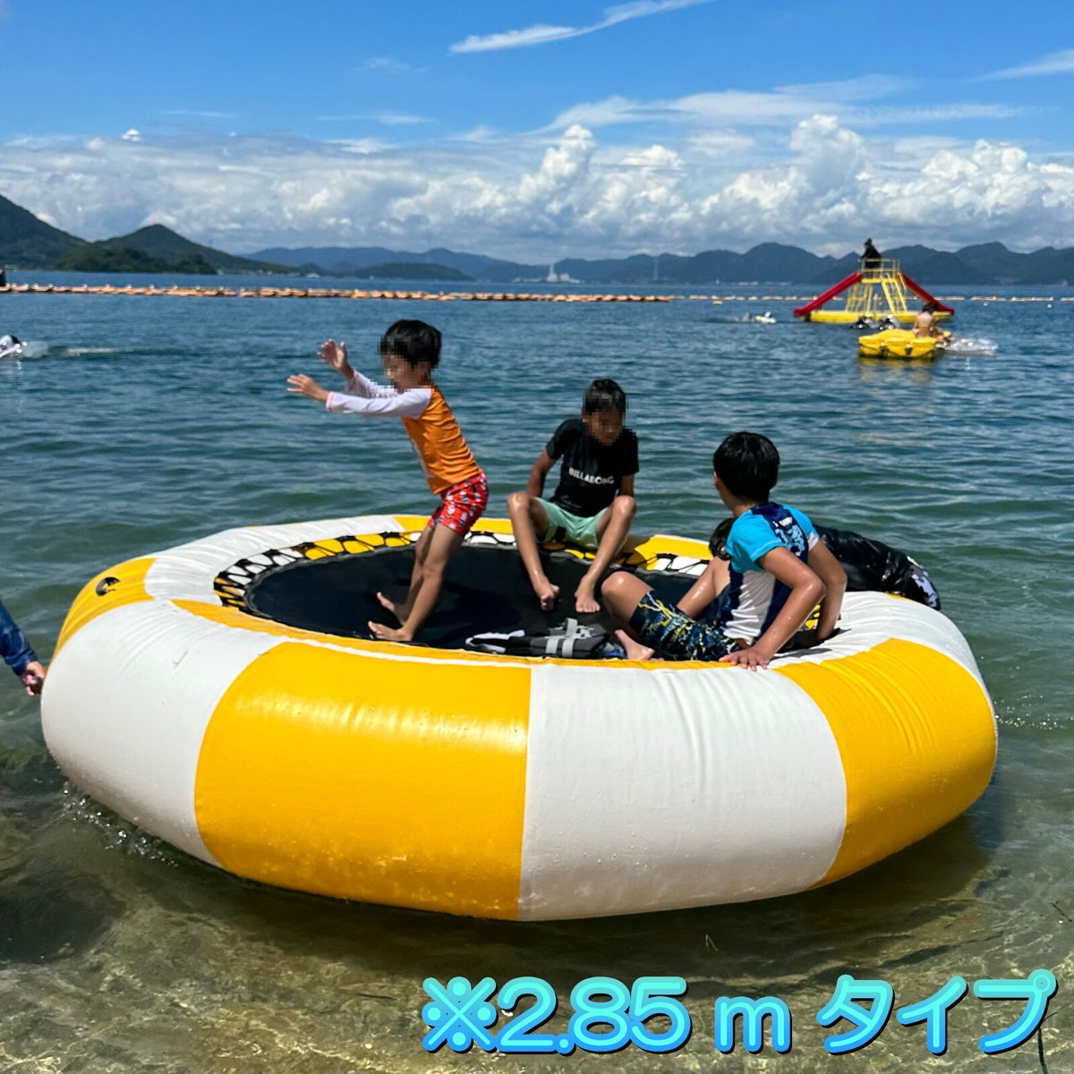 1番人気❗️トランポリン❗️1週間のみ使用❗️早い者勝ち❗️ 水上遊具最終セール】水上トランポリン | MGC-ShareFunN