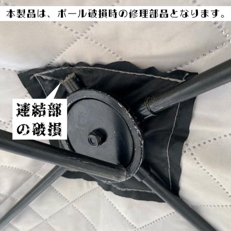 サウナテント　補修部品　テント支柱　テント生地