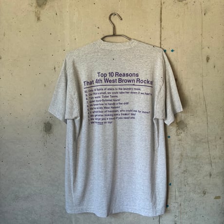 90s college dormitory tee