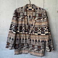 native print jacket