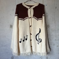 handmade knit poncho