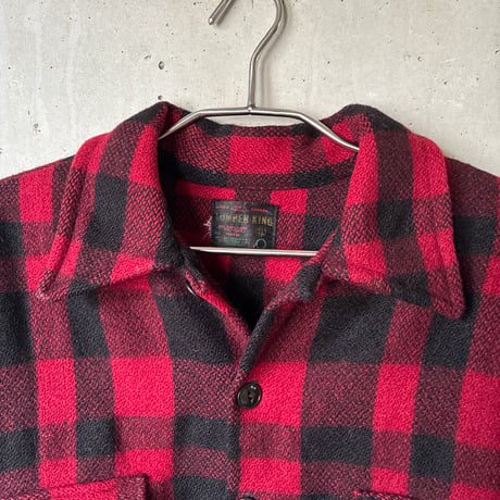 70s LUMBER KING Wool Shirt Jacket