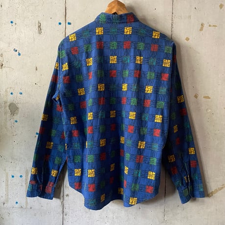 80s demier print shirt