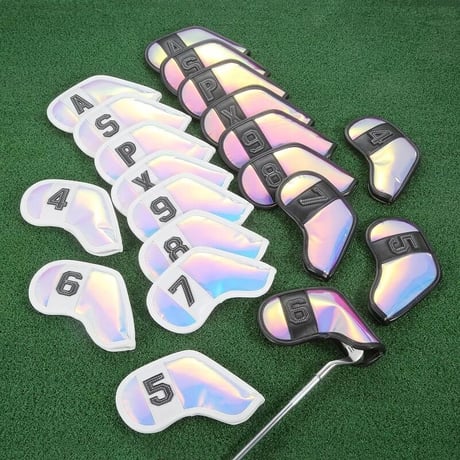 Iron  Head Cover /  Aurora × White