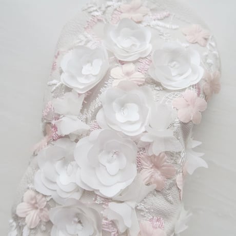 Driver Head Cover / Flower Embroidery