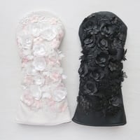 Driver Head Cover / Flower Embroidery