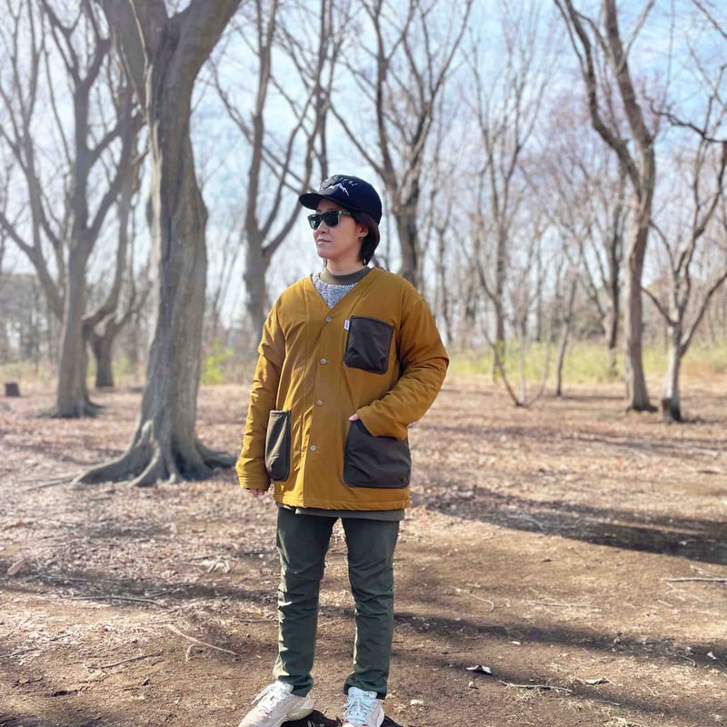 ノーカラー カバーオール COVERALL JACKET NO COLLAR 裏ボア JR