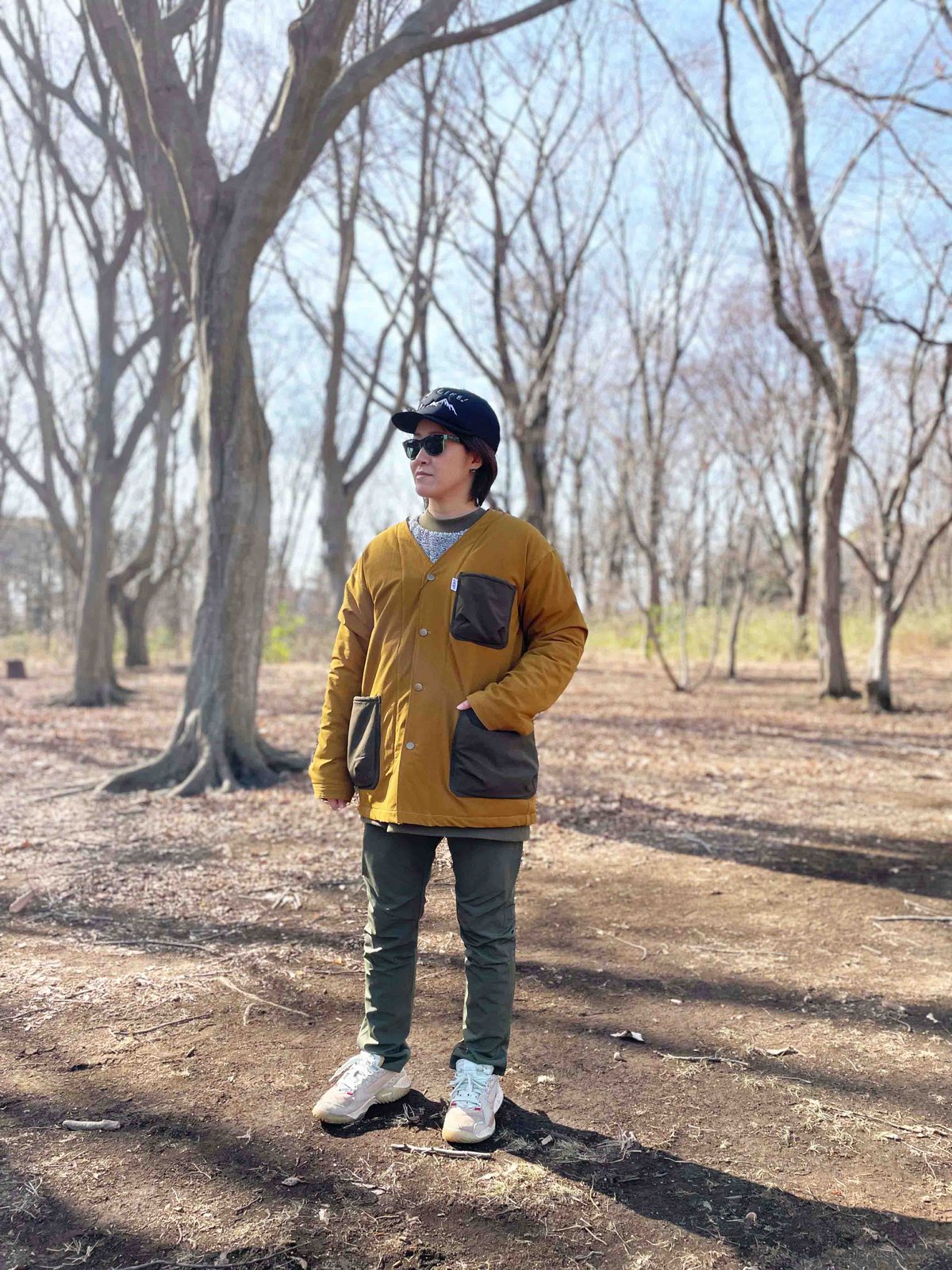 ノーカラー カバーオール COVERALL JACKET NO COLLAR 裏ボア JR
