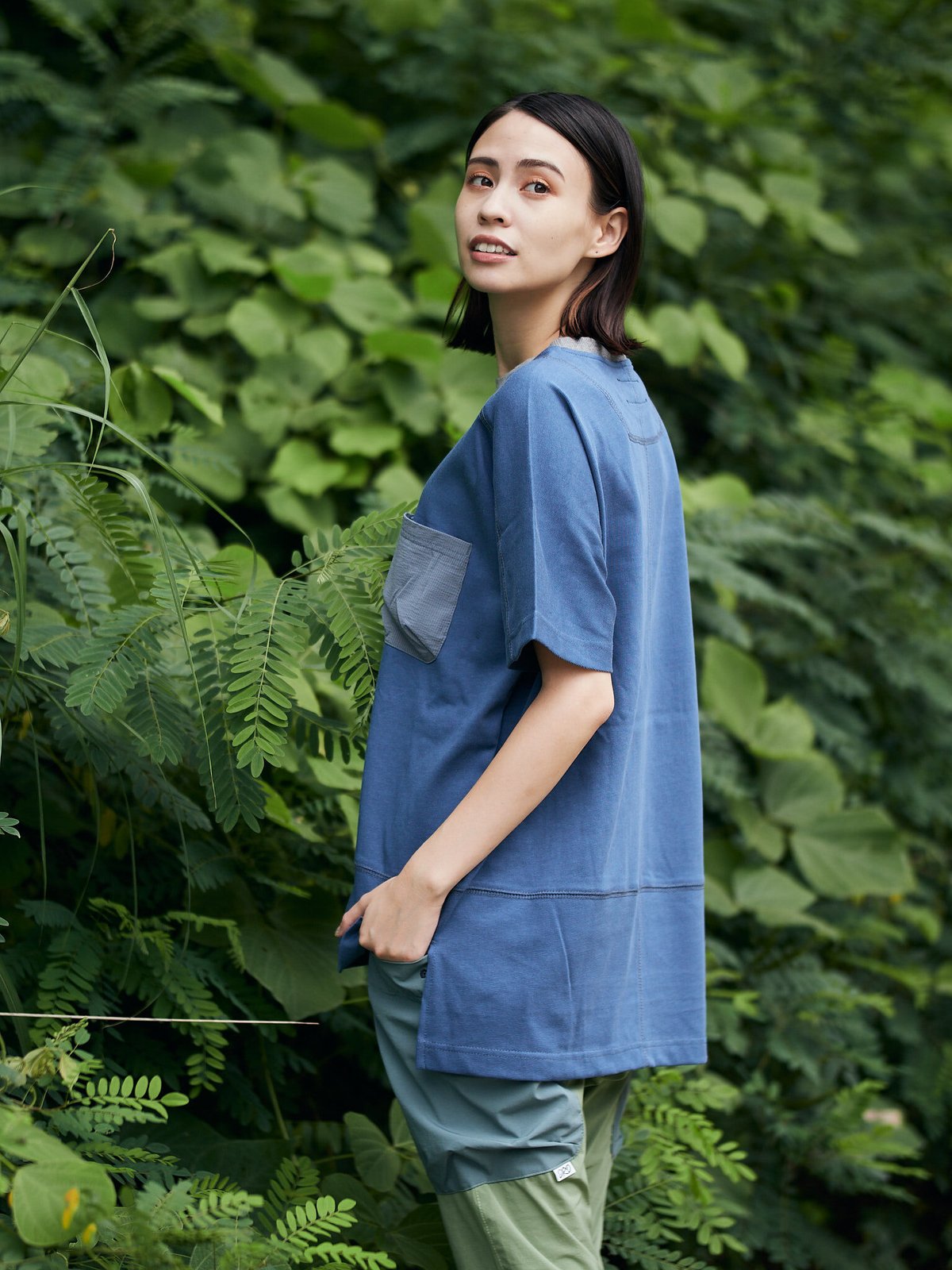 異素材ポケット ドルマンTシャツ DOLMAN SLEEVE T-SHIRTS JRD-260