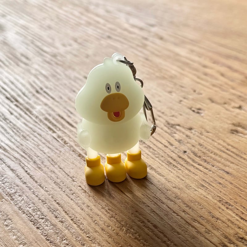 DUCKROW FIGURE KEY HOLDER 蓄光 | OUTDOSKY GARAGE