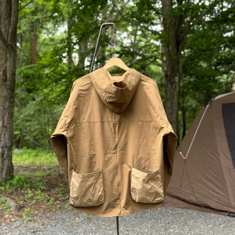 極美品 ラシュモン ミリタリーブルゾン ワイドスリーブ ベージュカーキ 日本製 JRD MADE IN JAPAN ZIP BLOUSON BACK MESH CORDUR