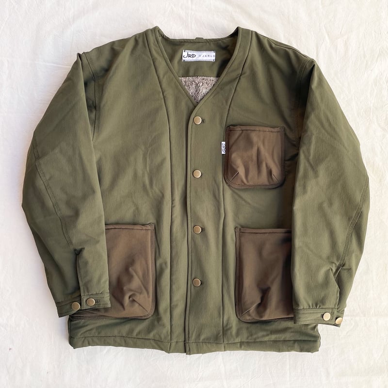 ノーカラー カバーオール COVERALL JACKET NO COLLAR 裏ボア JR