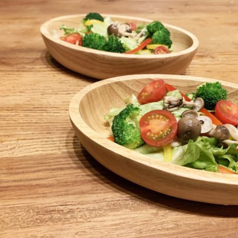ラバーウッド 食洗器対応 木製食器 サラダボウル | OUTDOSKY GARAGE