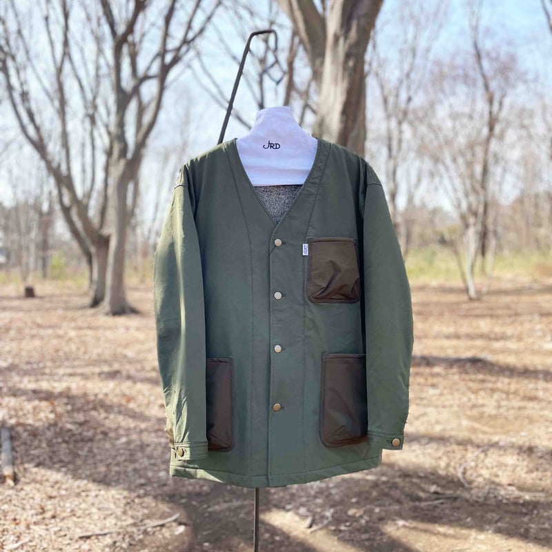 ノーカラー カバーオール COVERALL JACKET NO COLLAR 裏ボア JR