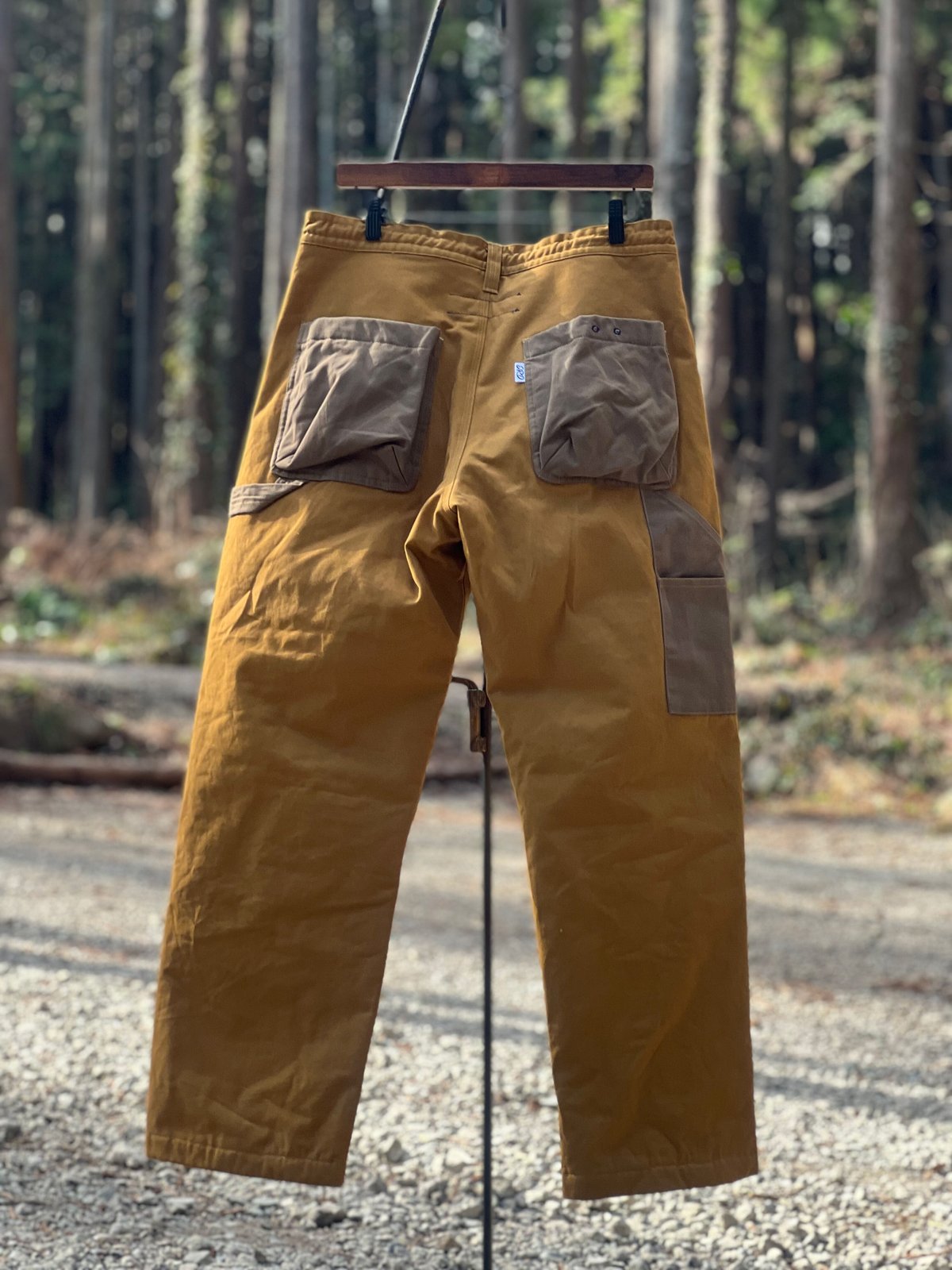 裏中綿キルティング ペインターパンツBACK PADDING FIRE PROOF PAINT