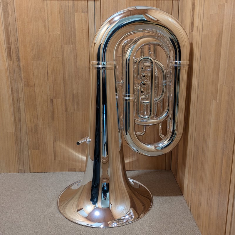 Besson チューバ用ハードケース・キャスター付き 綺麗