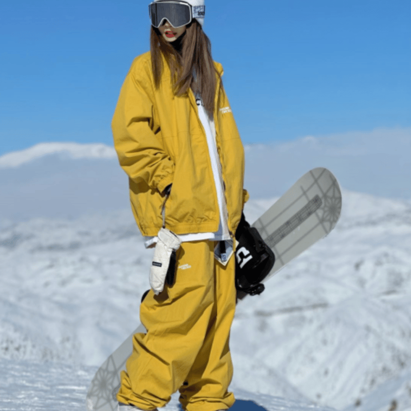 GT snowboardsウェアー・イエロー・上下セットアップ GT snowboardsウェアー・イエロー・上下セットアップ スノーボード