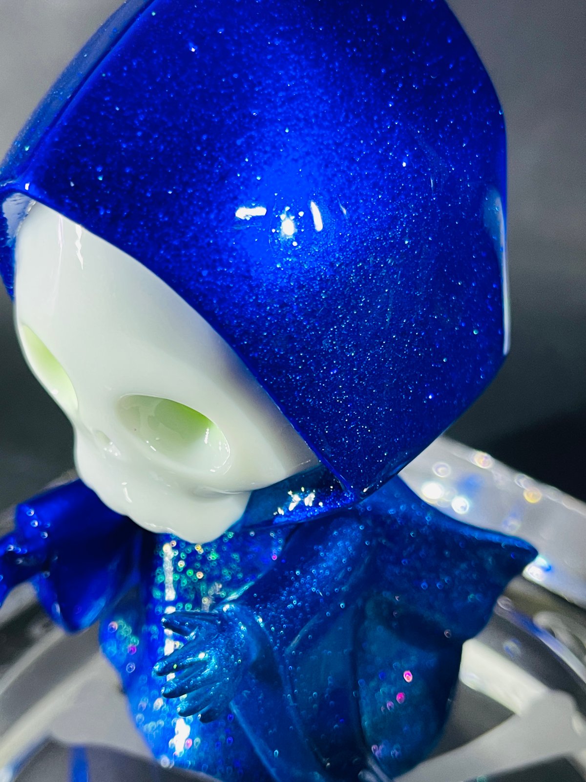 青ドクロちゃん 骸骨 髑髏 頭蓋骨 死神 悪魔 スカル ガイコツ