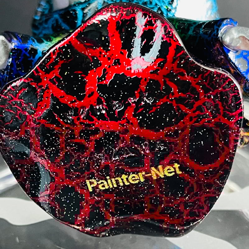 painternetレインボー黒クラック | 梅ZAWA ソフビ