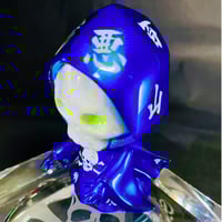 フィギュア（ドクロ） ドクロちゃんスペシャル青 骸骨 髑髏 スカル ガイコツ 死神 幽霊