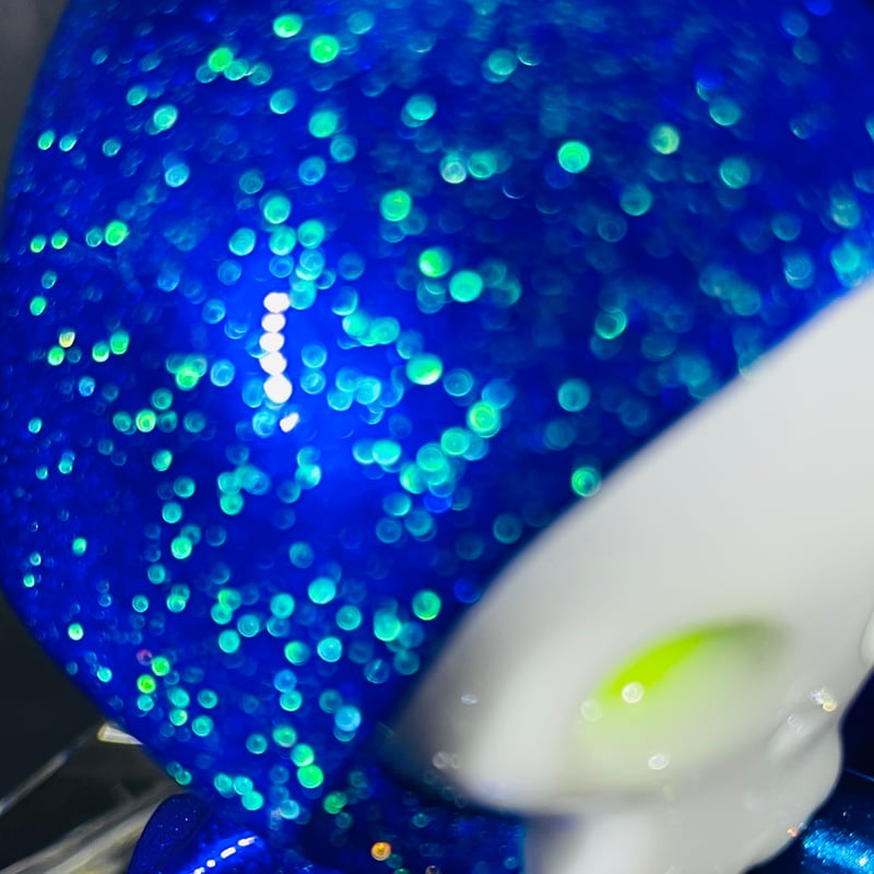 青ドクロちゃん 骸骨 髑髏 頭蓋骨 死神 悪魔 スカル ガイコツ