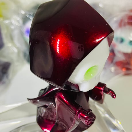ドクロちゃん　ペインターネット　painternet　梅ZAWA ソフビ 骸骨髑髏フィギュアソフビドクロガイコツペインターネット｜梅ZAWA