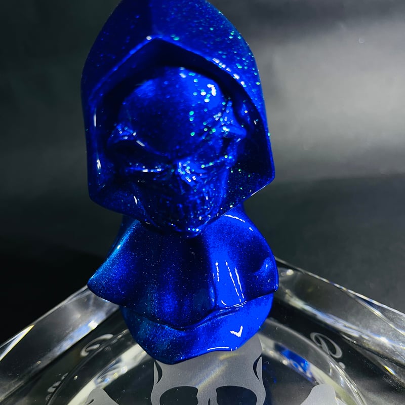 青ドクロちゃん 骸骨 髑髏 頭蓋骨 死神 悪魔 スカル ガイコツ