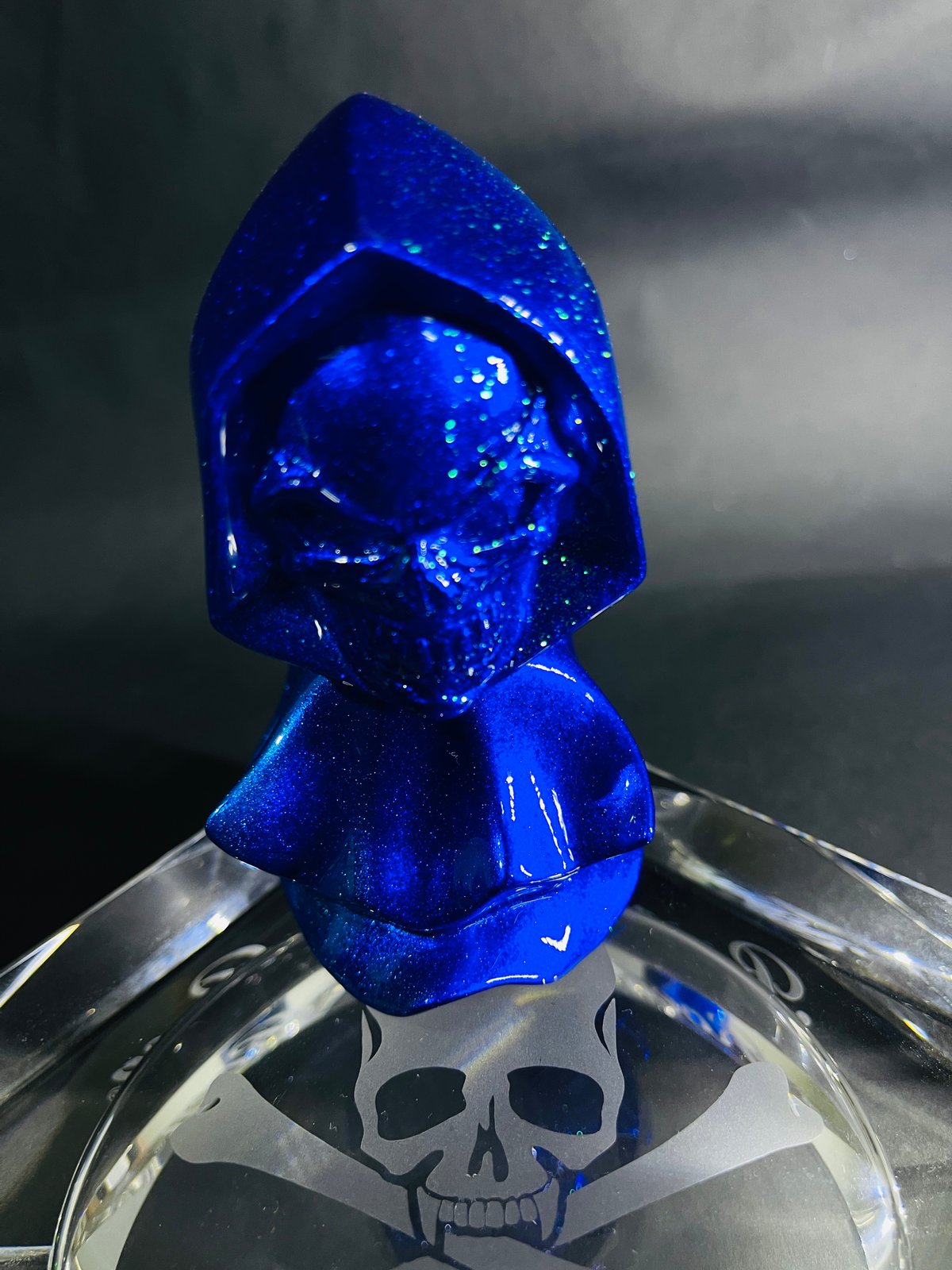 フィギュア（ドクロ） 青ドクロちゃん 骸骨 髑髏 頭蓋骨 死神 悪魔 スカル ガイコツ