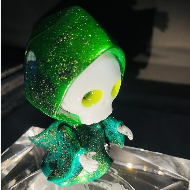 ドクロちゃん スペシャル緑黄金 骸骨 髑髏 スカル ガイコツ 死神 幽霊