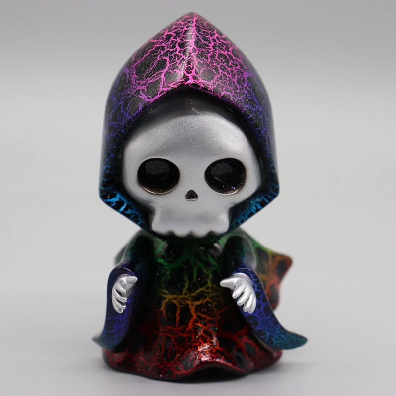 painternetレインボー黒クラック | 梅ZAWA ソフビ