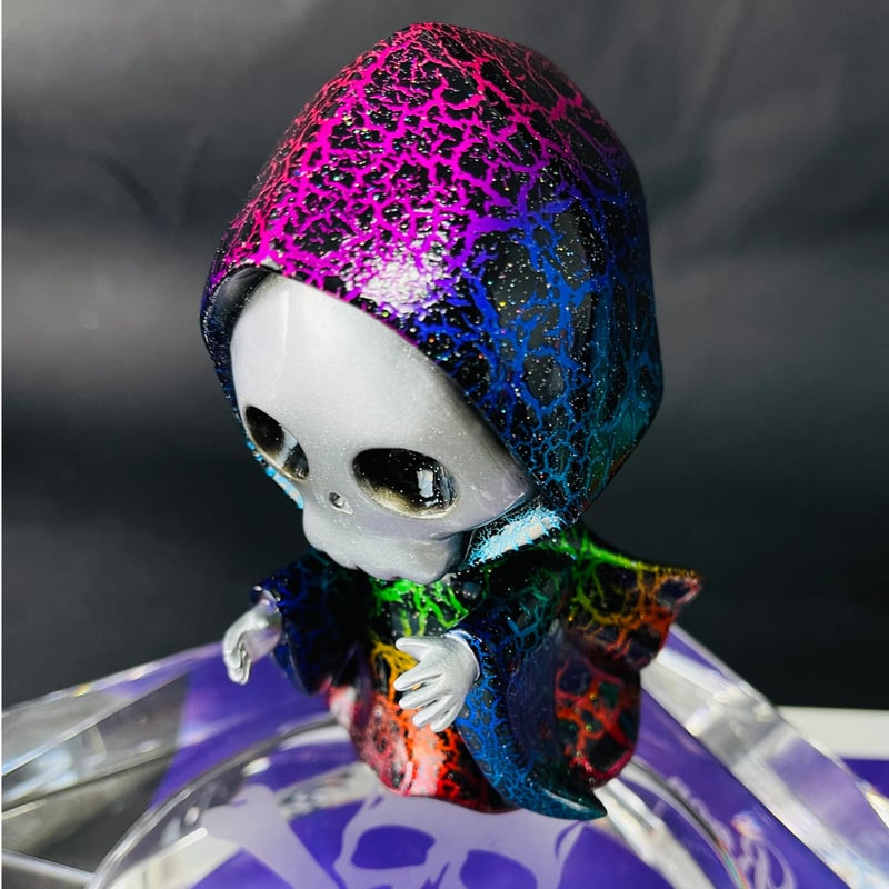 painternetレインボー黒クラック | 梅ZAWA ソフビ