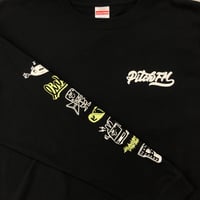And Through Design × Pitch FMコラボロングTシャツ(ブラック)
