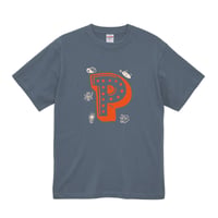 And Through Design × Pitch FMコラボTシャツ 第2弾（ヘイジーネイビー）