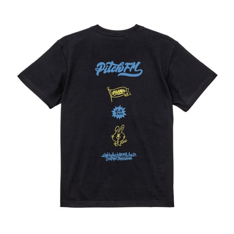 And Through Design × Pitch FMコラボTシャツ 第2弾（ブラック）