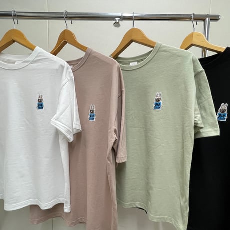 Chi-bee & PitchFMコラボ　ビッグシルエットTシャツ（スモーキーピンク）