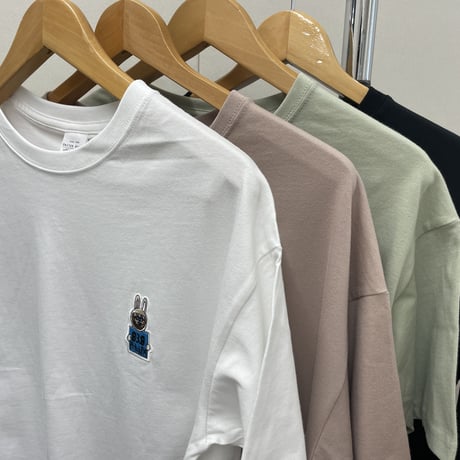 Chi-bee & PitchFMコラボ　ビッグシルエットTシャツ（スモーキーピンク）