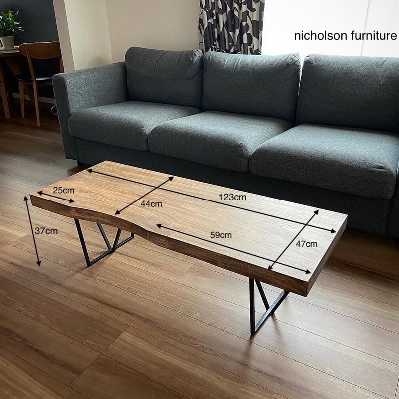 1点物 】一枚板 ローテーブル シナ材 | ニコルソン ファニチャー