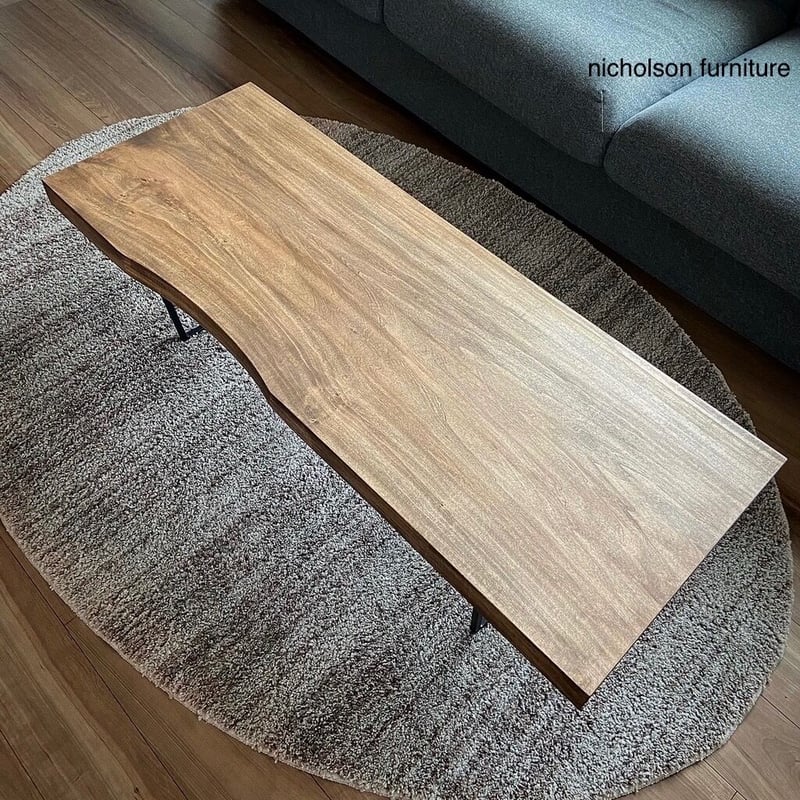 1点物 】一枚板 ローテーブル シナ材 | ニコルソン家具店
