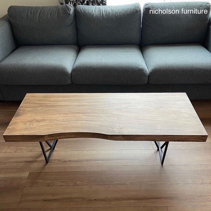 1点物 】一枚板 ローテーブル シナ材 | ニコルソン家具店