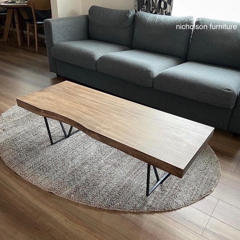 1点物 】一枚板 ローテーブル シナ材 | ニコルソン家具店