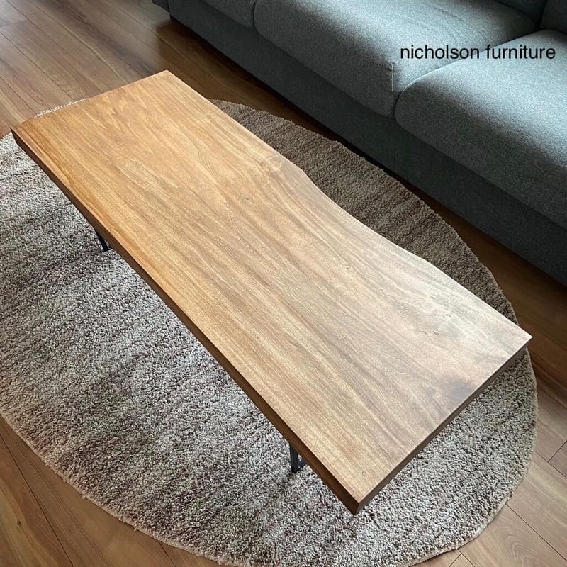 1点物 】一枚板 ローテーブル シナ材 | ニコルソン家具店