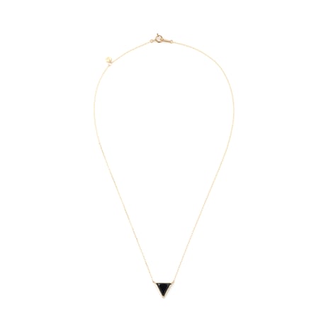 "UNTITLED" ▼ Black spinel Necklace K10YG