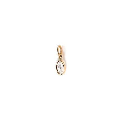 "INNATE BEAUTY" Slice Diamond Charm M K18YG